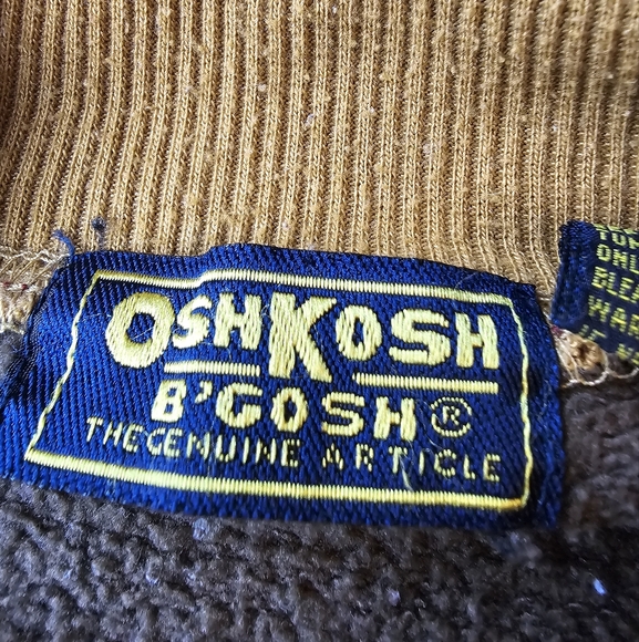 Vintage 80s 90s OshKosh B'Gosh Colorblock Adult Sweatshirt Womens size Large - Picture 6 of 13